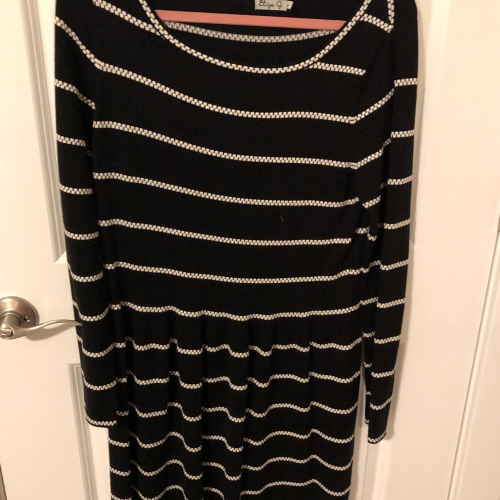Eliza J striped sweater dress
